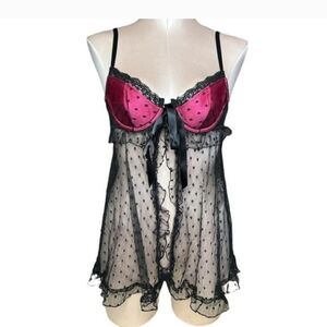 Vintage Victoria's Secret Sexy Little Things Babydoll 34D Y2K 2000s Coquette NWT